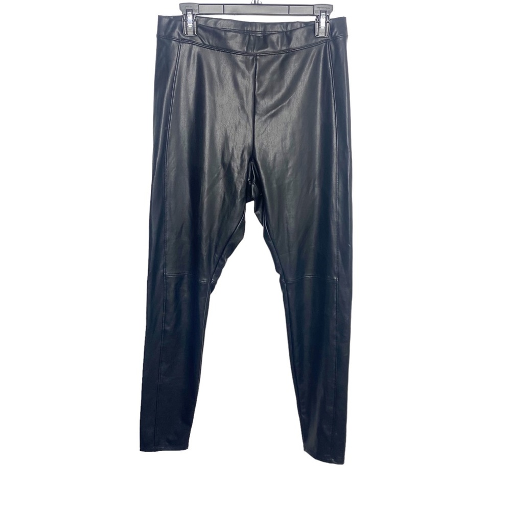 Express faux leather pants black size medium